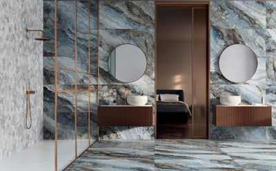 Mystic Ocean Polished (Kry) 24 X 48 Porcelain Tiles