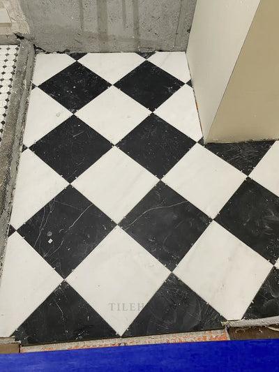 Nero Marquina Marble 12X12 Tile Polished/Honed