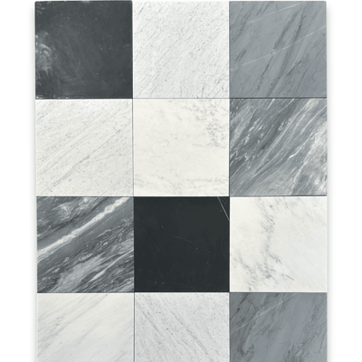 Nero Marquina Marble 12X12 Tile Polished/Honed