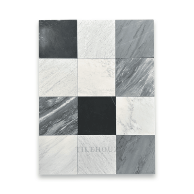 Nero Marquina Marble 12X12 Tile Polished/Honed