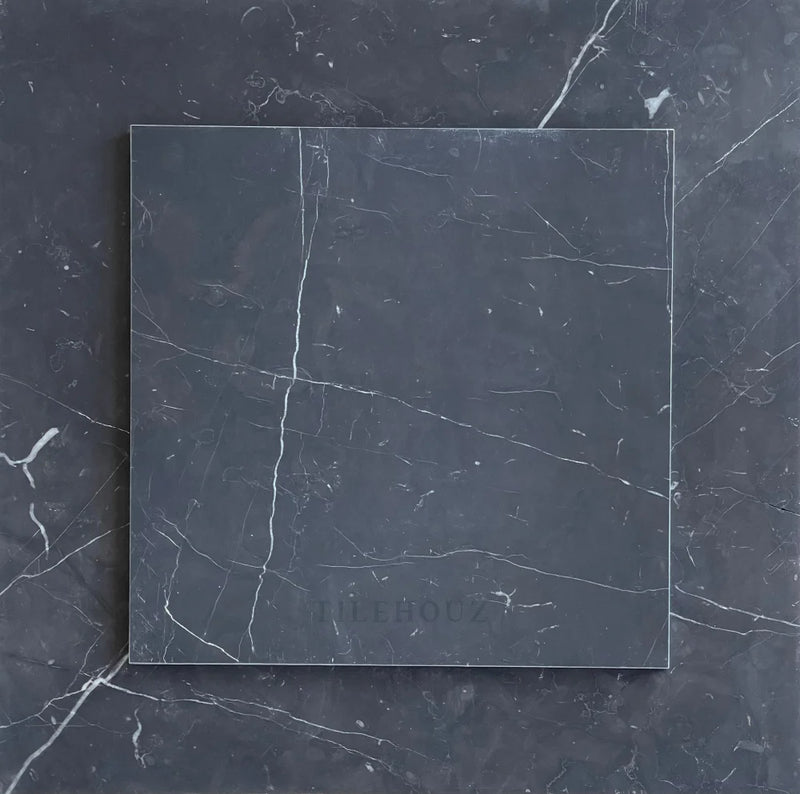 Nero Marquina Marble 12X12 Tile Polished/Honed