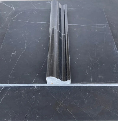 Nero Marquina Marble Crown Molding Polished/Honed