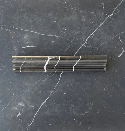 Nero Marquina Marble Crown Molding Polished/Honed