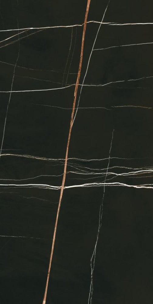 Noir Black Polished 24 X 48 Porcelain Tiles