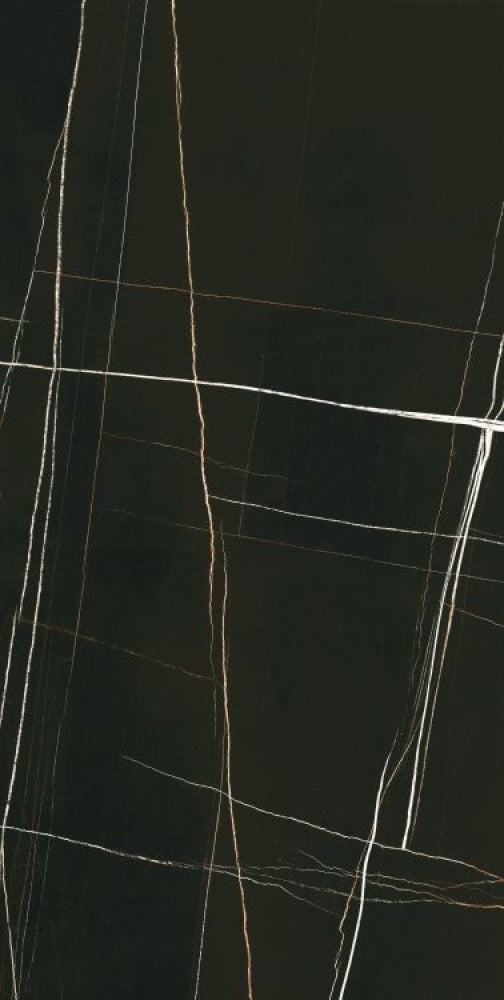 Noir Black Polished 24 X 48 Porcelain Tiles