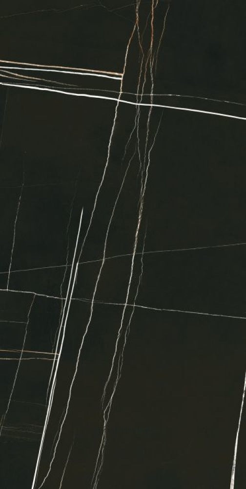 Noir Black Polished 24 X 48 Porcelain Tiles