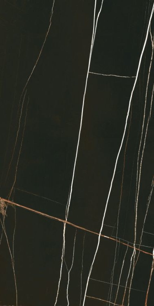 Noir Black Polished 24 X 48 Porcelain Tiles