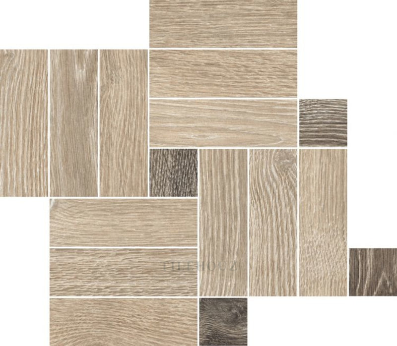 Ob01 Beige Mosaic 14 X 16 Porcelain Mosaics