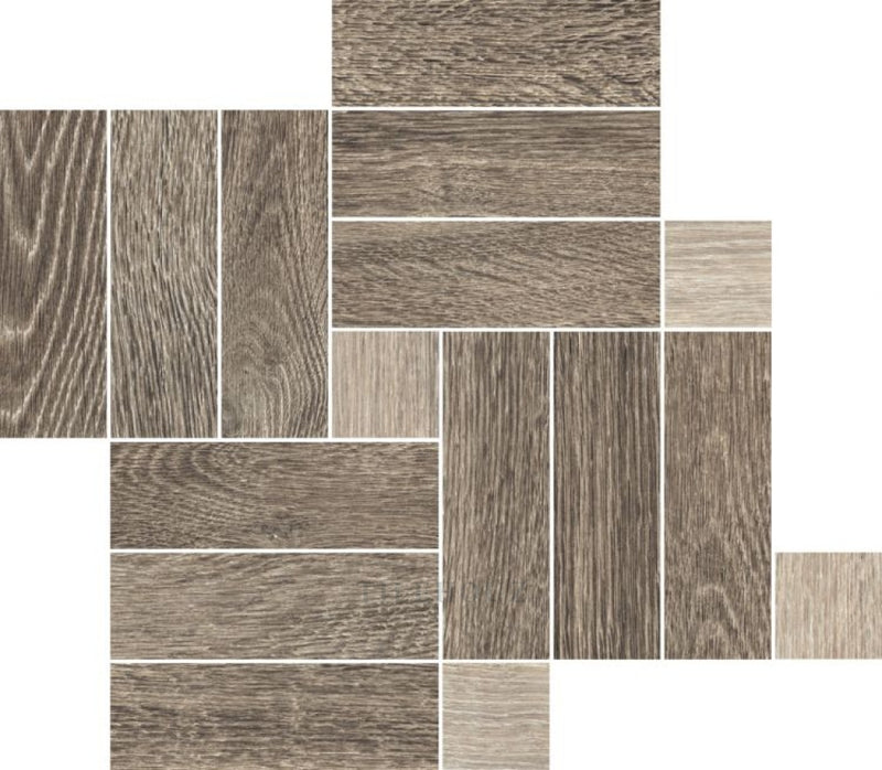 Ob03 Walnut Mosaic 14 X 16 Porcelain Mosaics