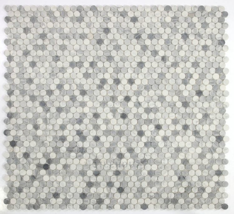 Penny Marble Dusk Honed 11 X 11.75