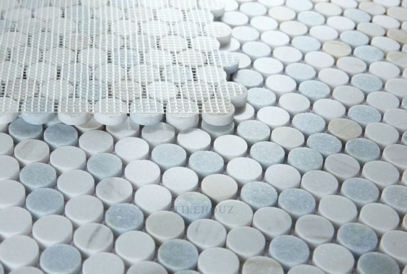 Penny Marble Sky 11 X 11.75 Polished Mosaic