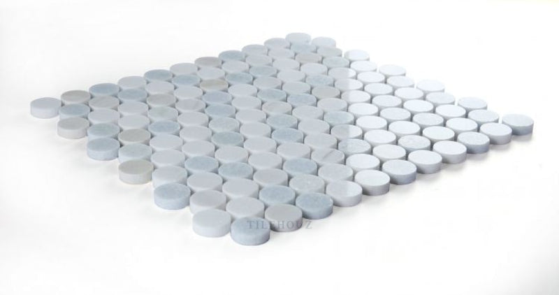 Penny Marble Sky 11 X 11.75 Polished Mosaic