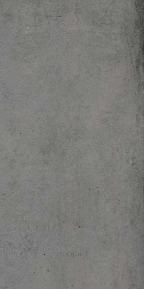 Plain Iron 12x24 porcelain tile in grey concrete finish