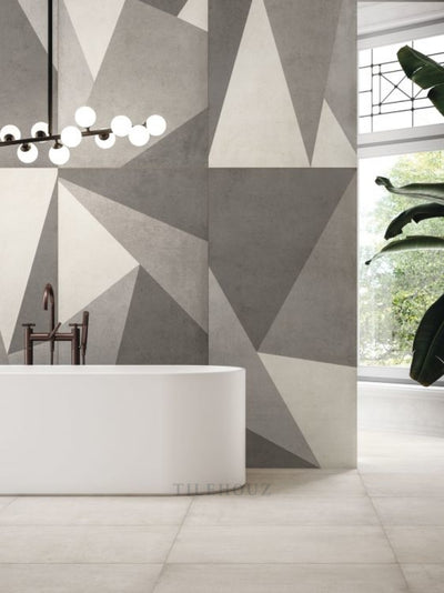 Plain Mist 48 X Porcelain Tiles