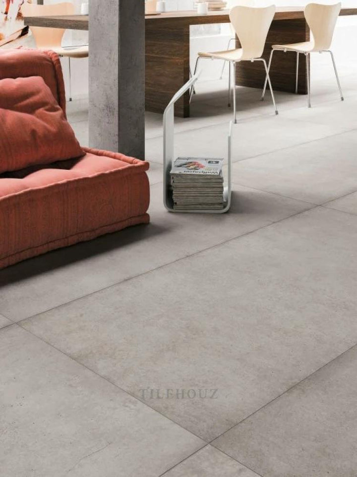Plain Nickel 30x60 porcelain tile by Tilehouz, large-format nickel-toned tile in a modern interior