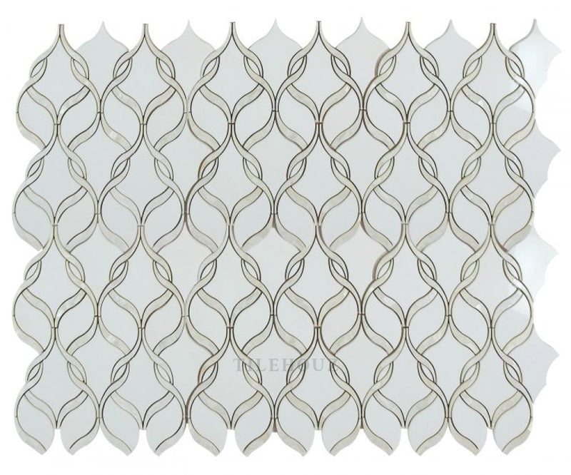 Prestige Pearl Thassos 7.5 X 11.75 Glass