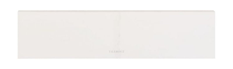 Prestigio Dolomite Lucido Bullnose 3 X 12 Porcelain Tiles