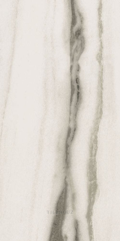 Prexious White Fantasy Glossy 24 X 48 Porcelain Tiles