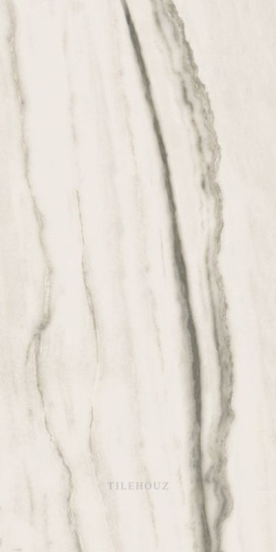 Prexious White Fantasy Glossy 24 X 48 Porcelain Tiles