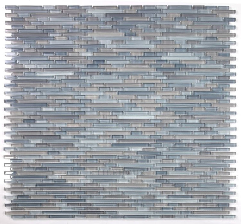 Rain Lake 11.75 X 12 Glass Mosaic Tile