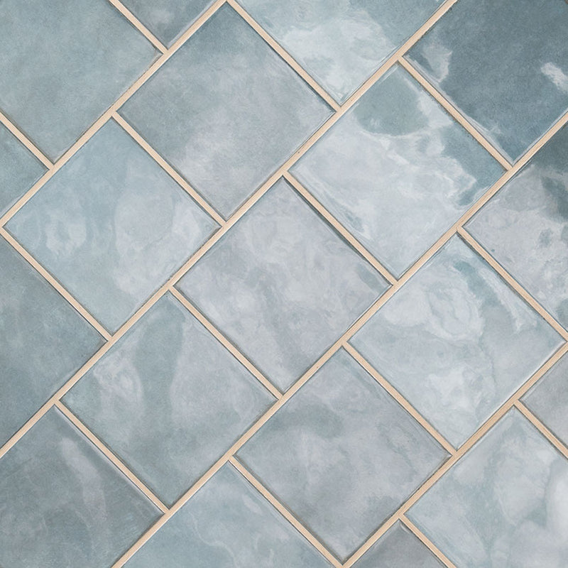 RENZO DENIM TILE 5X5 GLOSSY CERAMIC TILE
