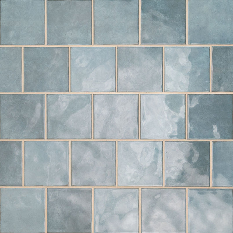 RENZO DENIM TILE 5X5 GLOSSY CERAMIC TILE