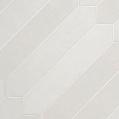 RENZO DOVE CERAMIC GLOSSY PICKETT TILE