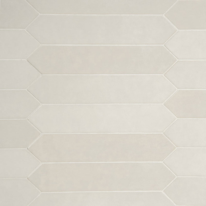 RENZO DOVE CERAMIC GLOSSY PICKETT TILE