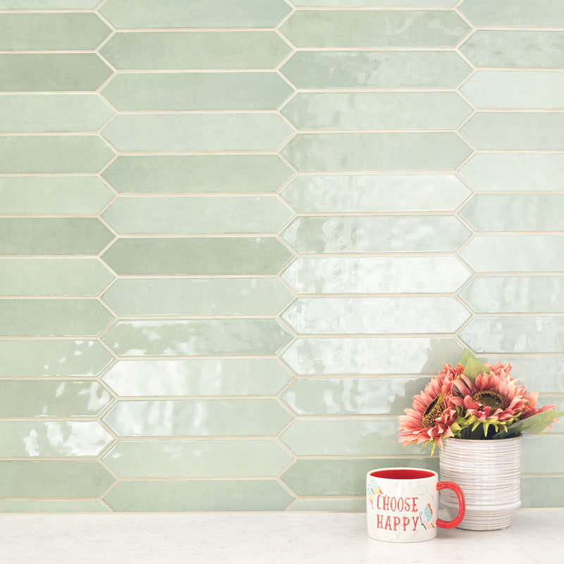 RENZO JADE PICKETT WALL TILE