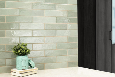 RENZO JADE GLOSSY CERAMIC TILE 3X12
