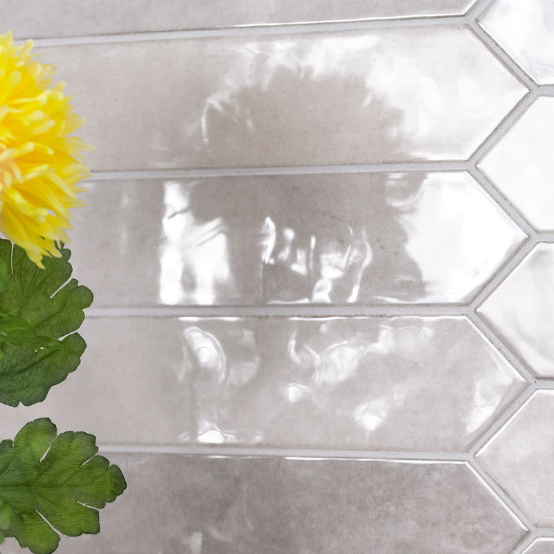 RENZO STERLING CERAMIC PICKETT TILE