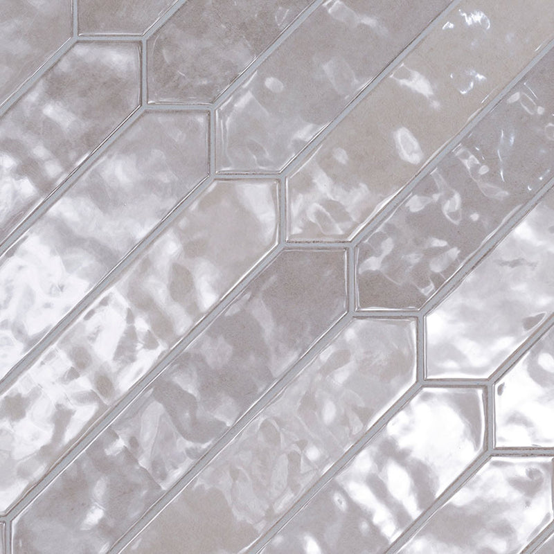 RENZO STERLING CERAMIC PICKETT TILE