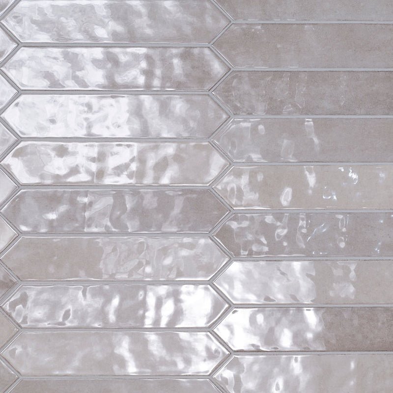 RENZO STERLING CERAMIC PICKETT TILE