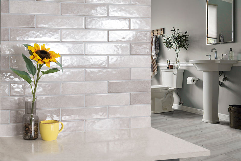 RENZO STERLING 3X12 GLOSSY CERAMIC TILE