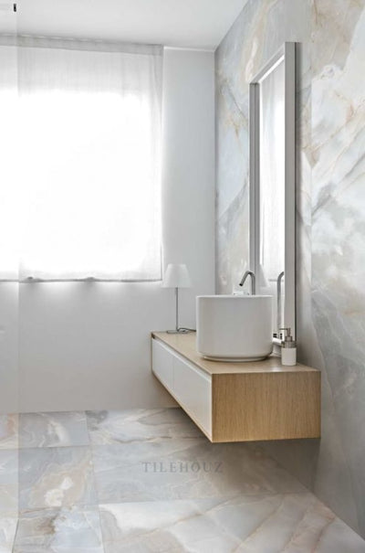 Reves Bleu Matte 24 X Porcelain Tiles
