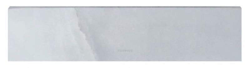 Reves Bleu Matte Bullnose 3 X 12 Porcelain Tiles