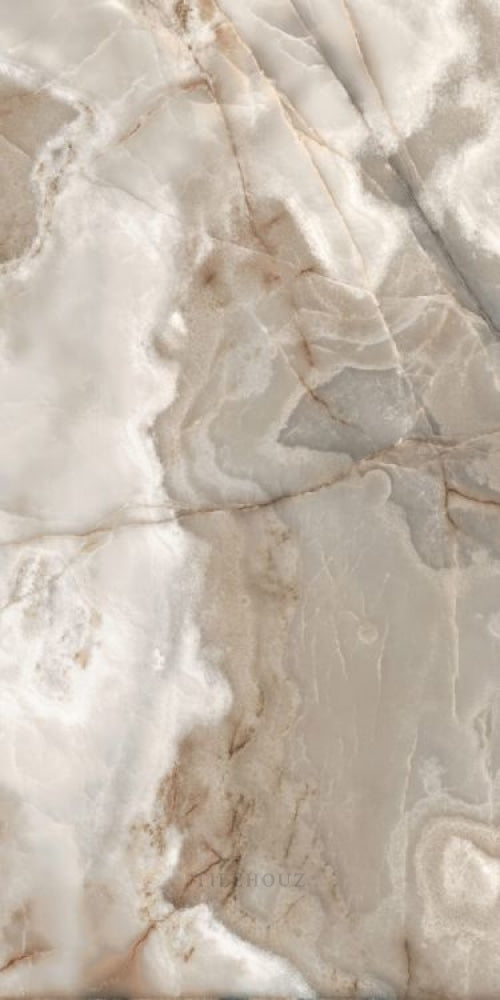 Reves Noisette Glossy 12 X 24 Porcelain Tiles