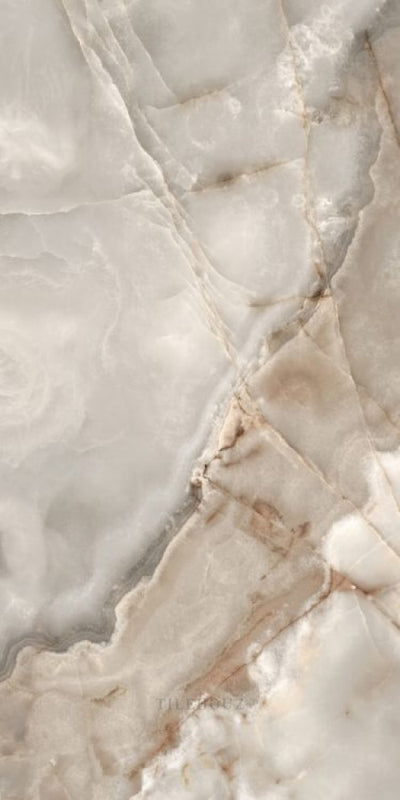 Reves Noisette Glossy 12 X 24 Porcelain Tiles