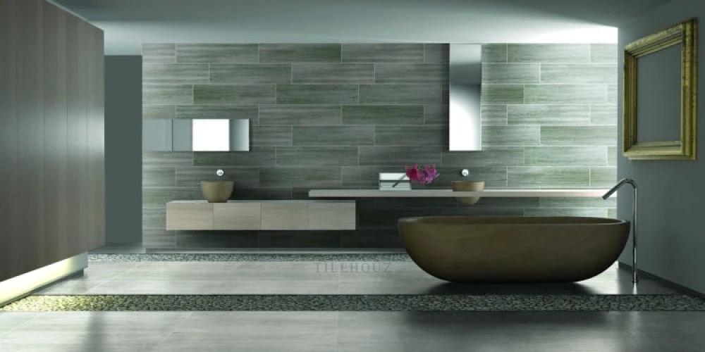 River Grey Matte 12x24 porcelain tile by Tilehouz for wall &amp; ceiling applications