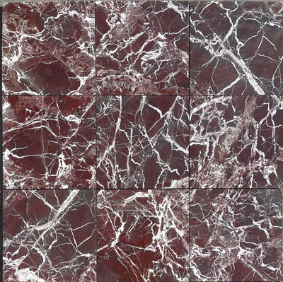 Rosso Levanto Premium Marble 12X12 Tile