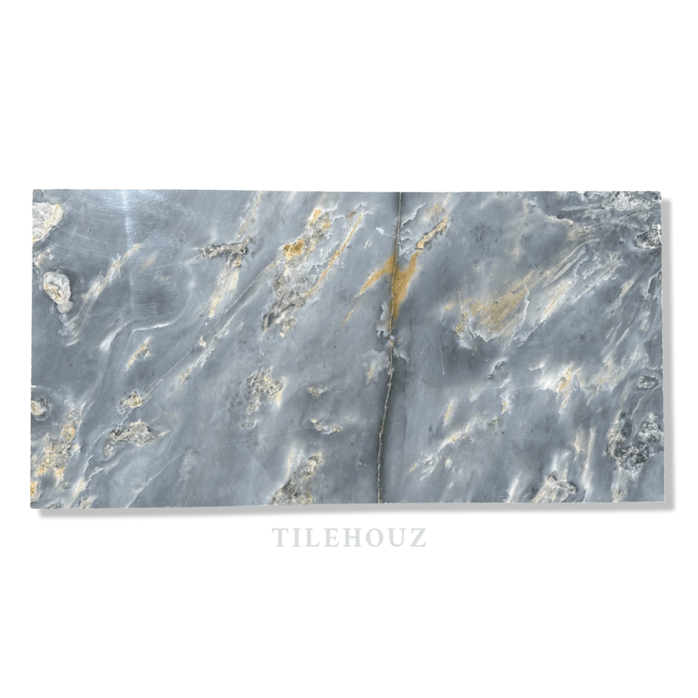 Royal Blue Marble 12x24 Tile pair by Tilehouz, 1/2 in, polished &amp; honed, wall &amp; ceiling tile