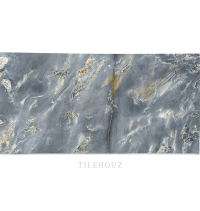 Blue Azure Marble 18X36 Tile (1/2) Polished&Honed