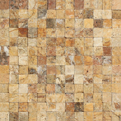 1 X Split-Faced Scabos Travertine Mosaic Tile Tiles