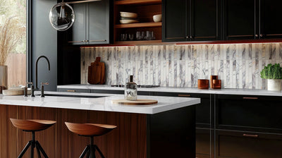 Lilac Marble Scollopini Pattern Polished Mosaic