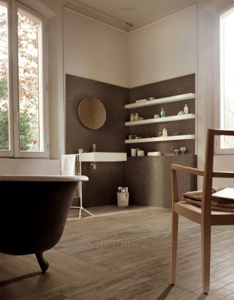 Selection Oak Amber 10.5 X 71 Porcelain Tiles