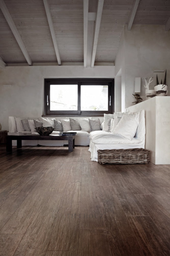 Selection Oak Black 8 X 71 Porcelain Tiles