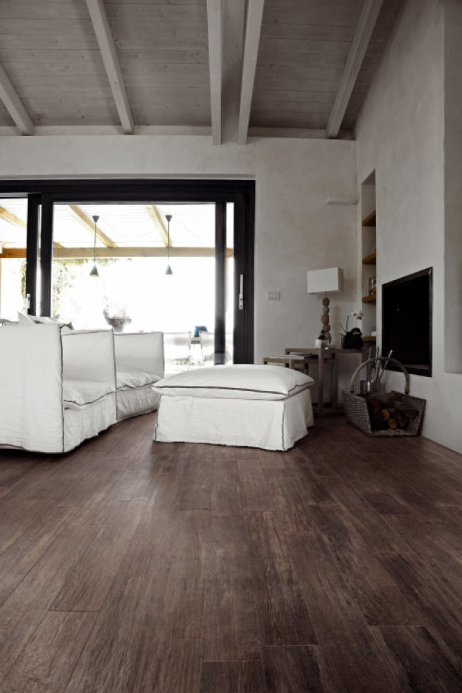 Selection Oak Black 8 X 71 Porcelain Tiles