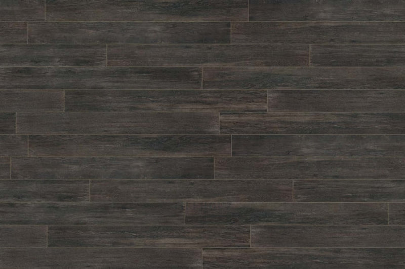 Selection Oak Black Grip 6 X 36 Porcelain Tiles