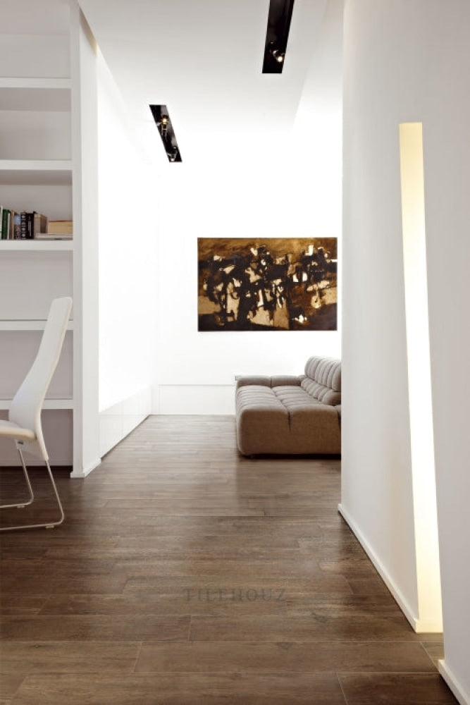 Selection Oak Brown 10.5 X 71 Porcelain Tiles