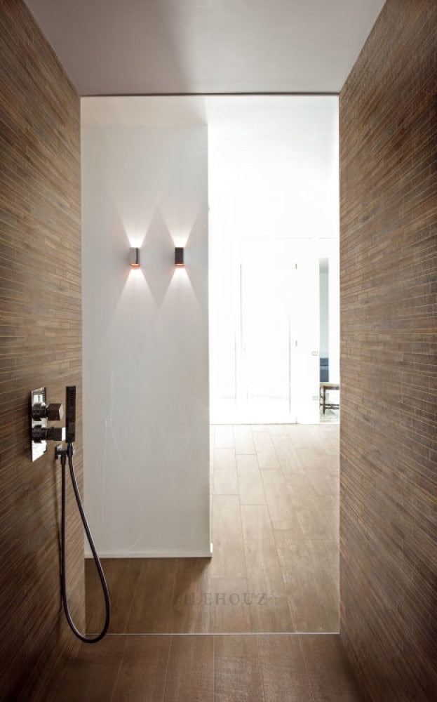 Selection Oak Brown 10.5 X 71 Porcelain Tiles